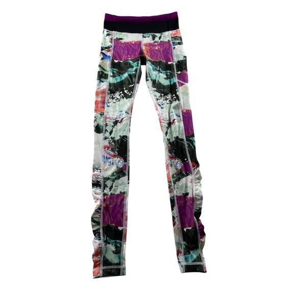 Lululemon Speed Tight III Womens 2 Luxtreme Pigment Wave Full Length 30" Inseam - Picture 4 of 8